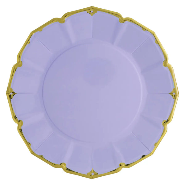 Solid Shaped Paper Plate Set/8