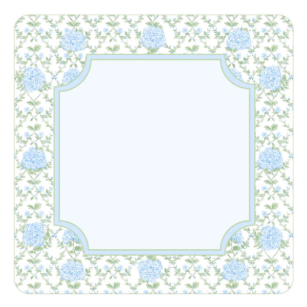 Blue Hydrangea Mahjong Mat