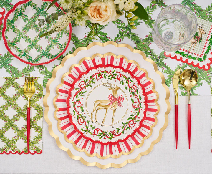 Holly Berry Salad Plate 8/PK
