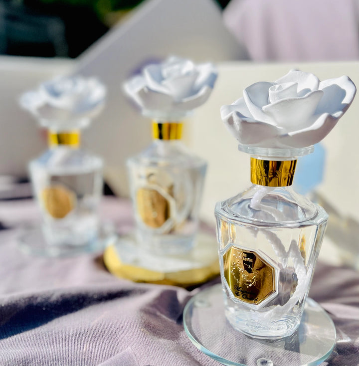 Vintage Rose Porcelain Flower Diffuser