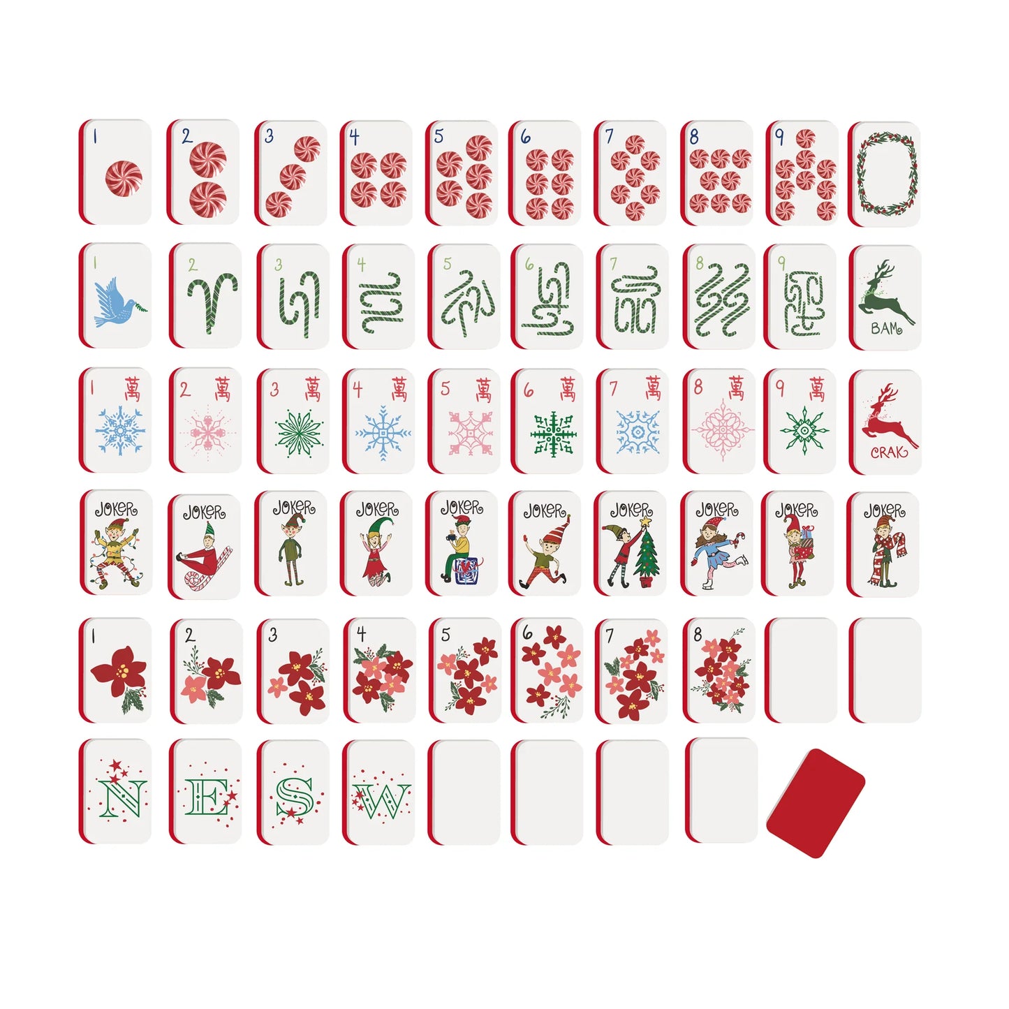 North Pole Mahjong Whole Kit