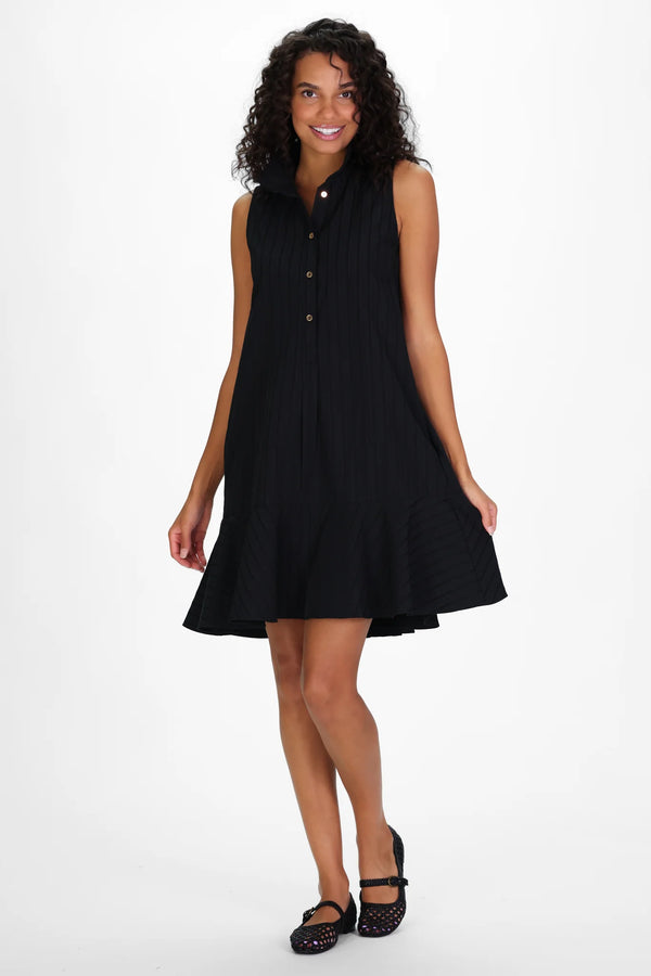 Darcie Black Shadow Striped Dress
