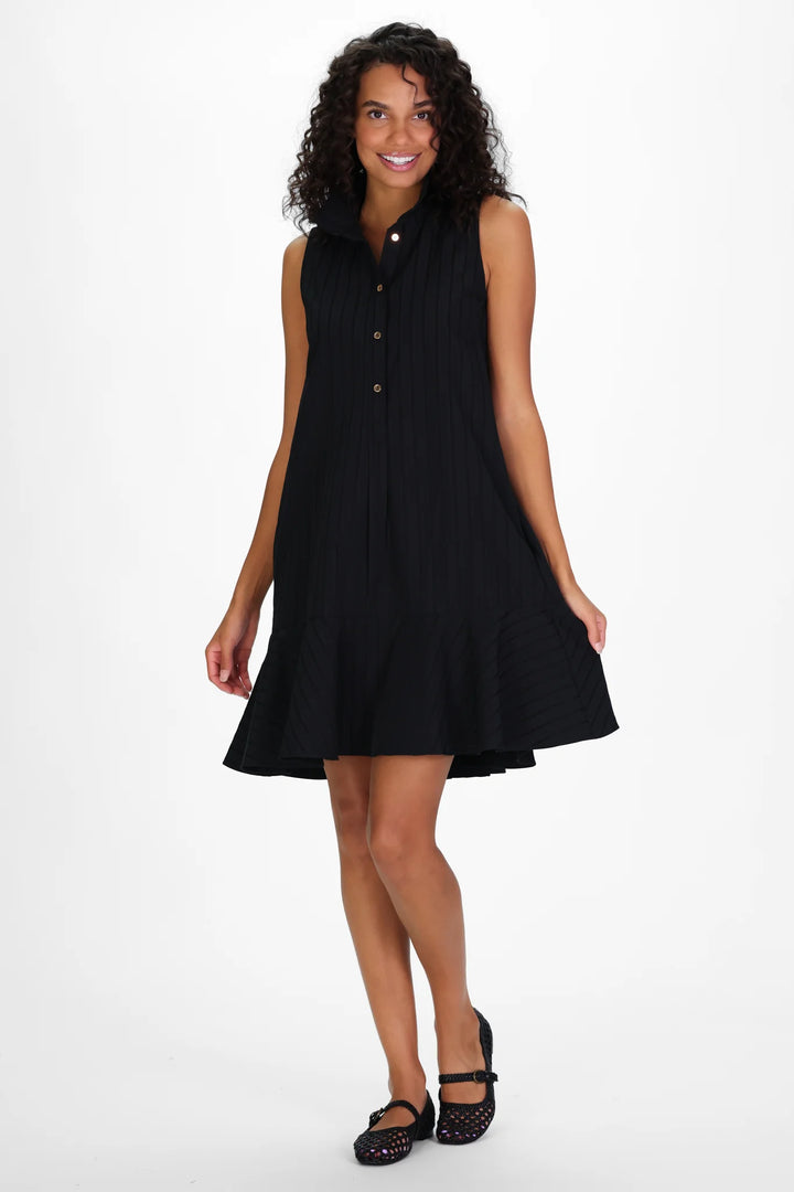 Darcie Black Shadow Striped Dress