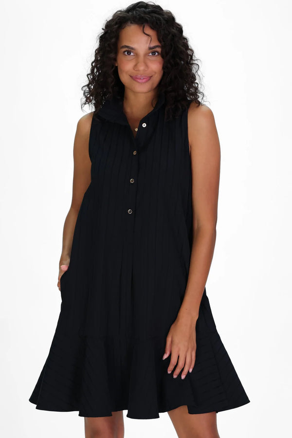 Darcie Black Shadow Striped Dress