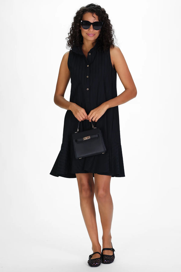 Darcie Black Shadow Striped Dress