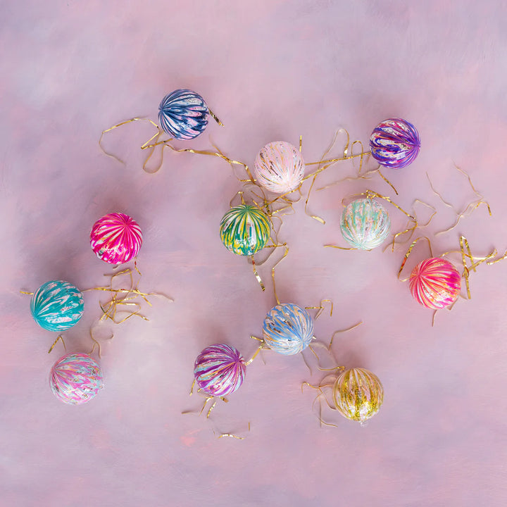 Marble Glass Ball Ornament