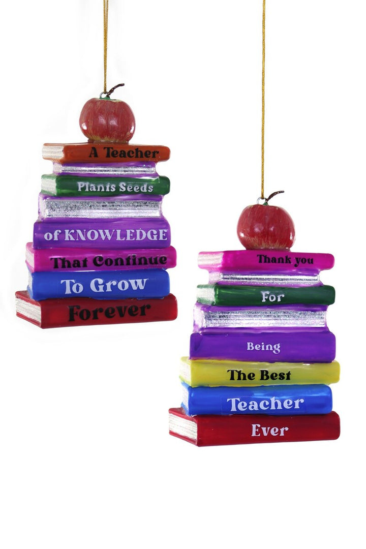Best Teacher Glass Ornament