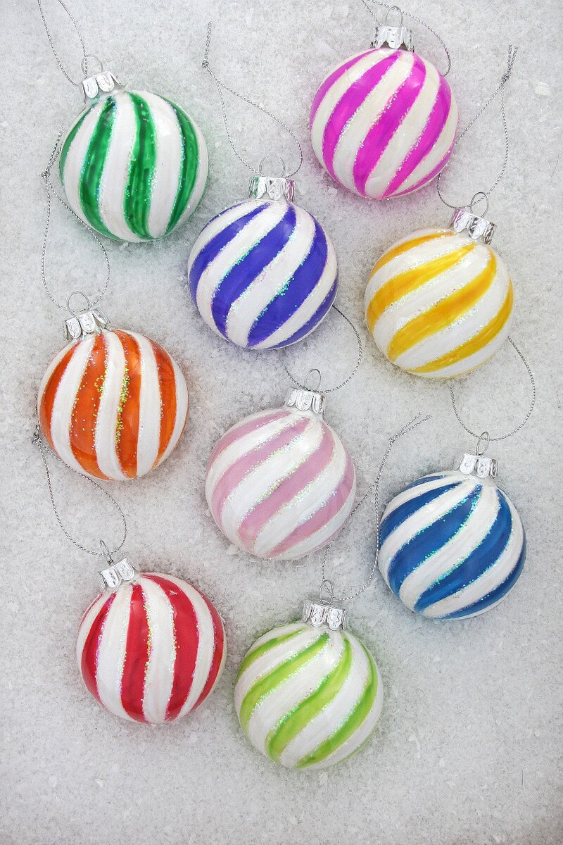 Rainbow Swirl Ornament
