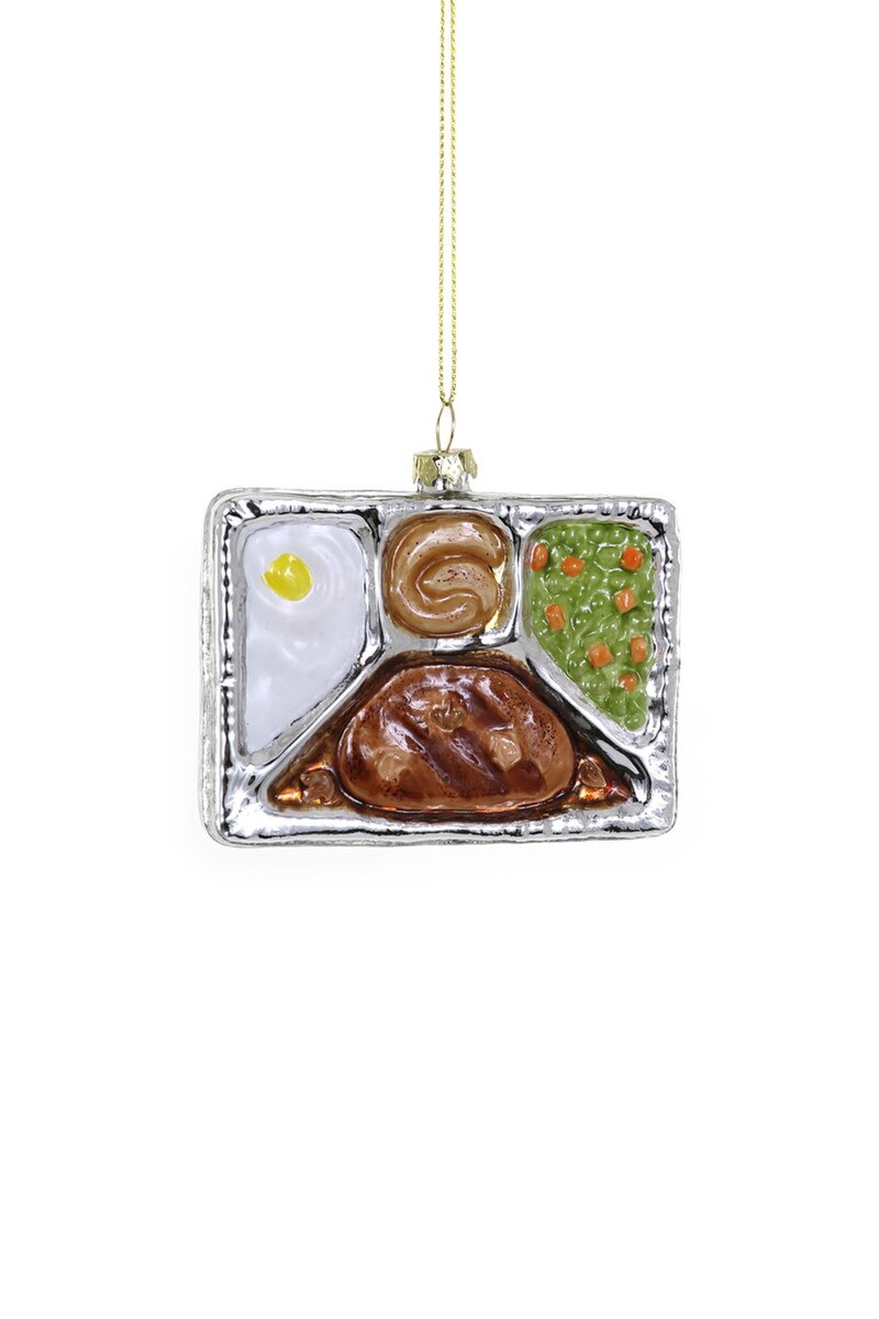 Salisbury Steak TV Dinner Ornament