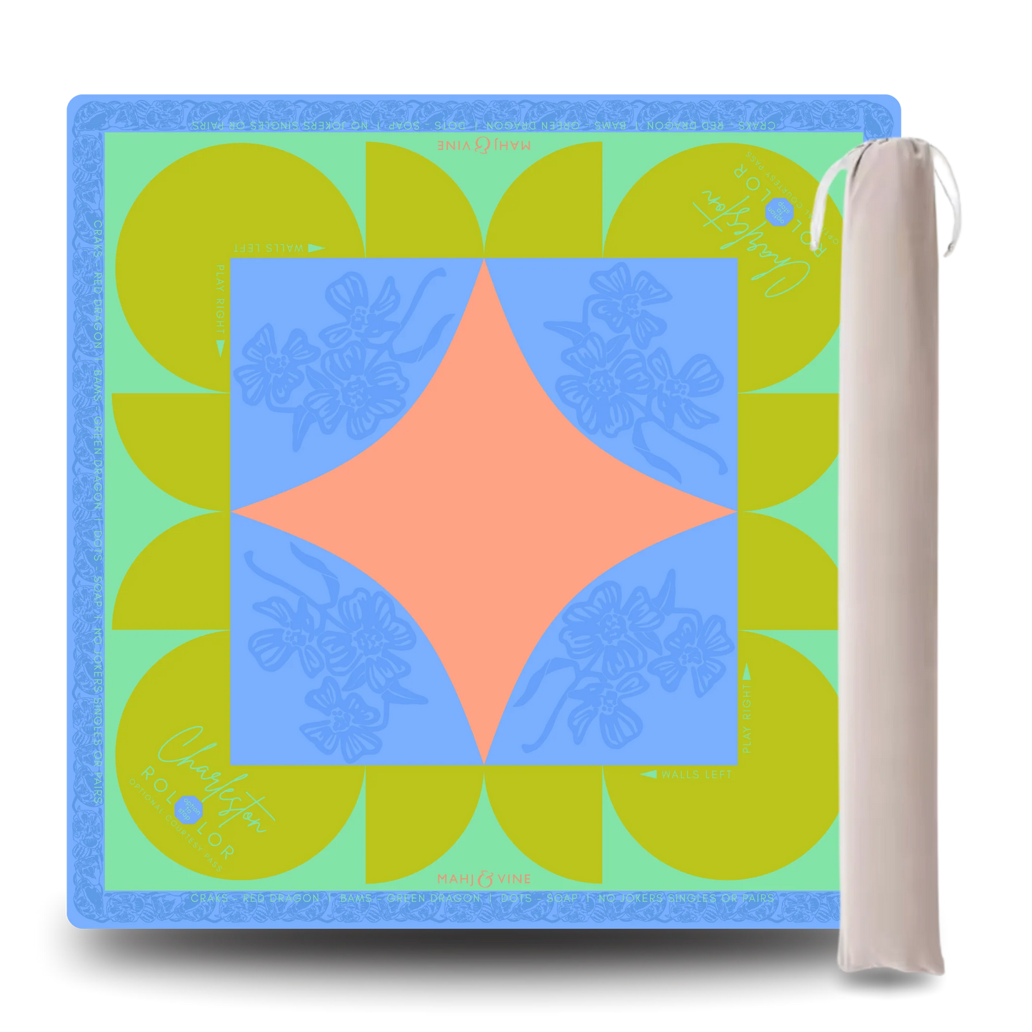 Mahj & Vine Mahjong Mat