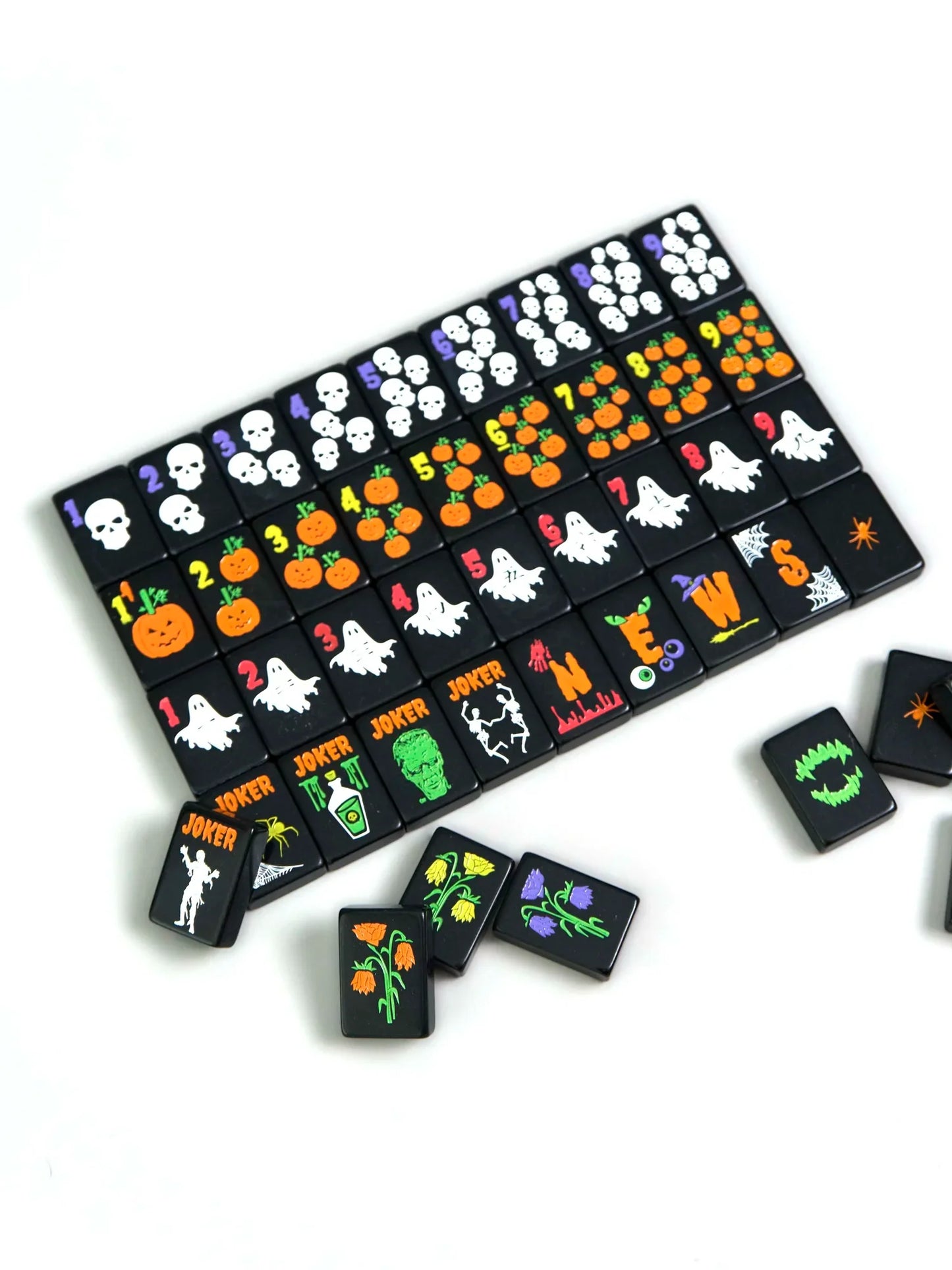 The Halloween Line Mahjong Tile Set