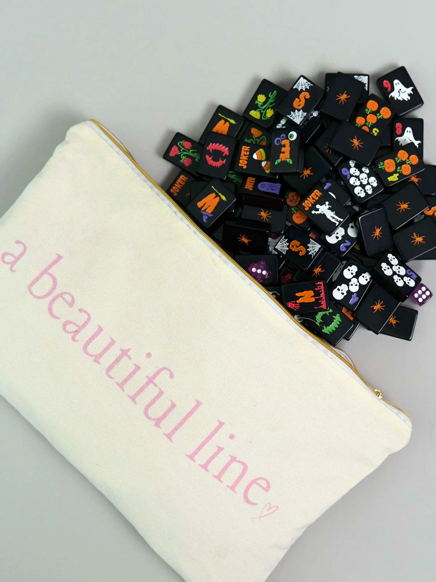 The Halloween Line Mahjong Tile Set