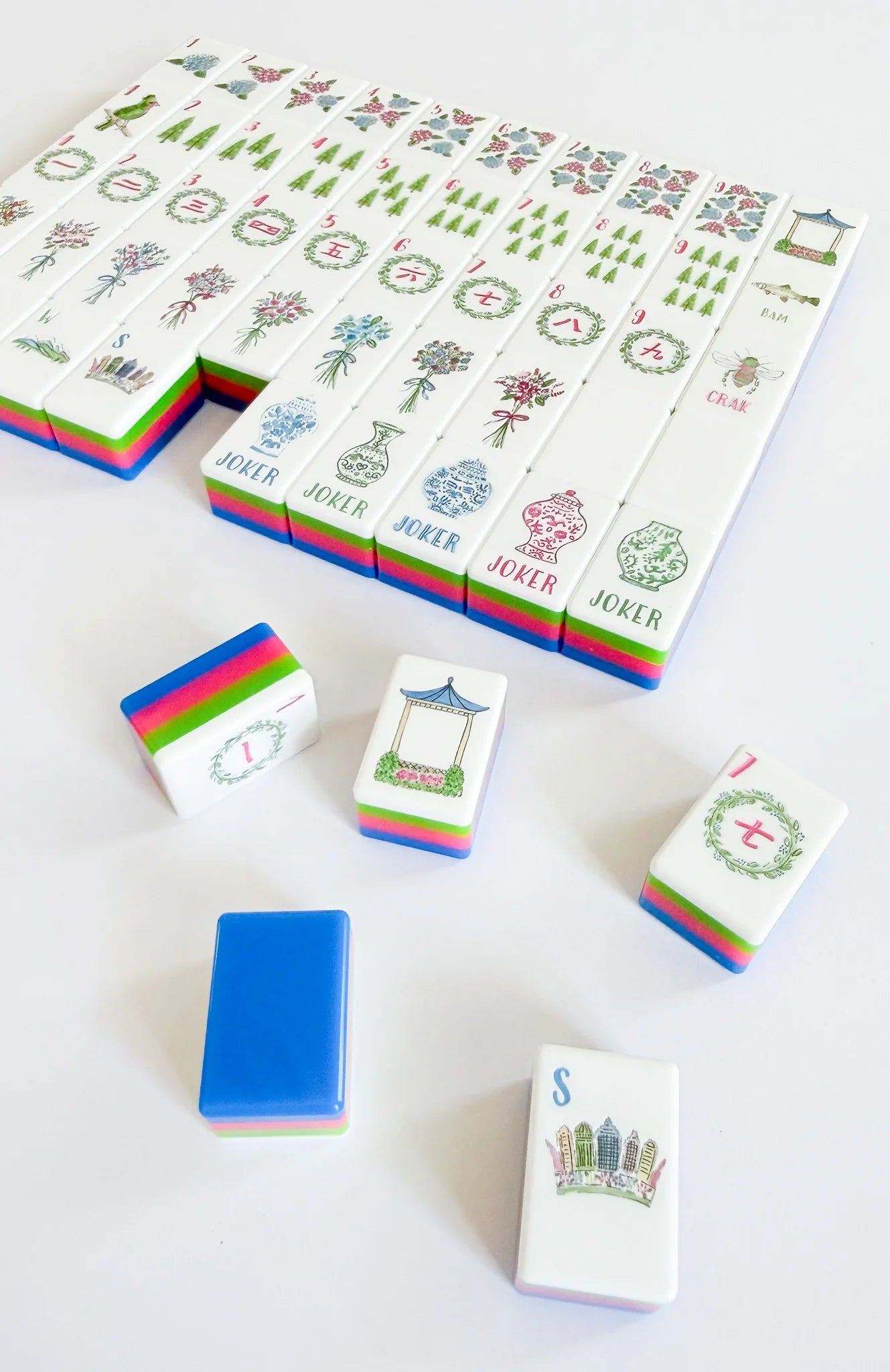 Sweet Carolina Mahjong Tile Set