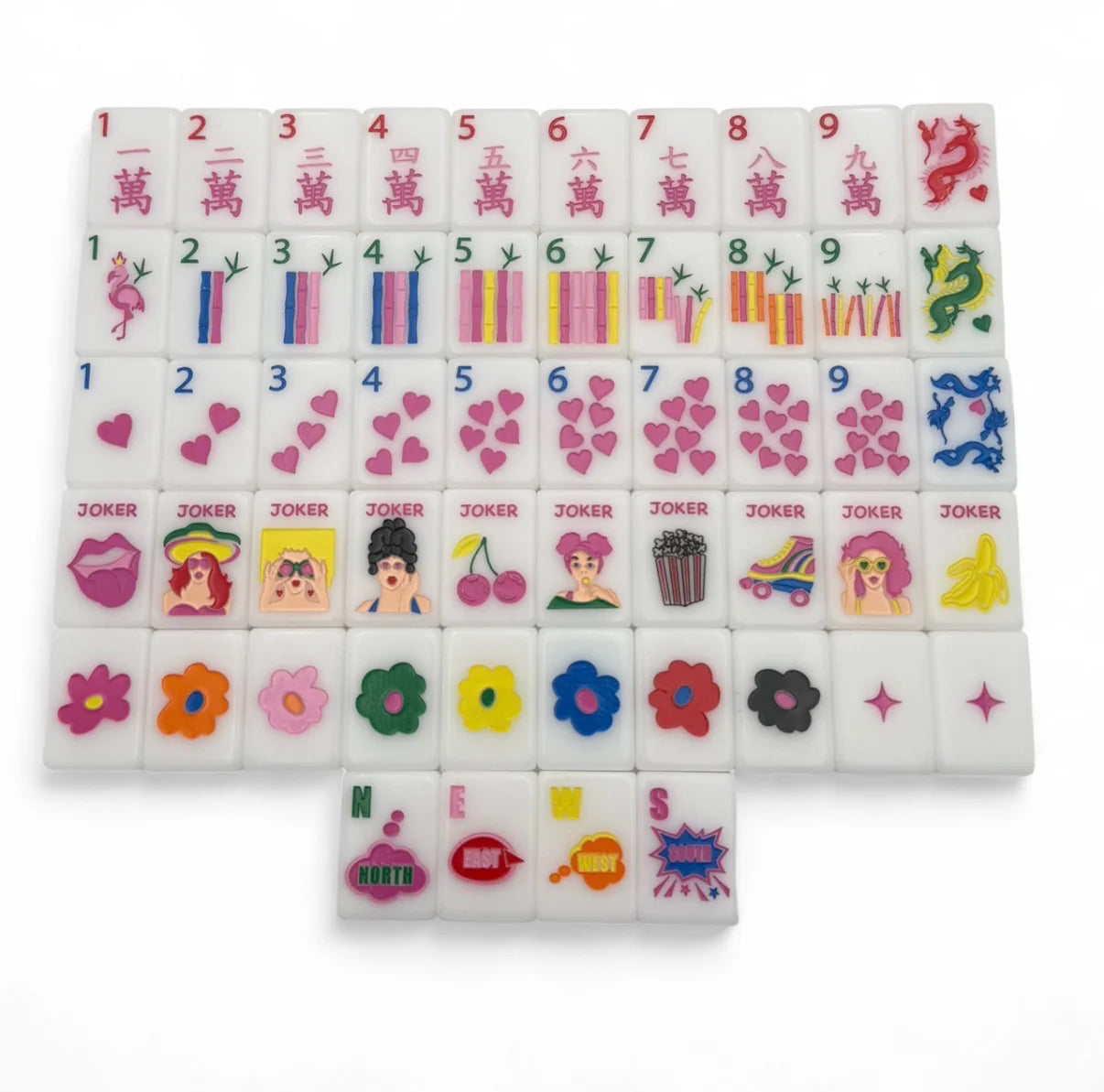 Pop Divas Mahjong Tile Set