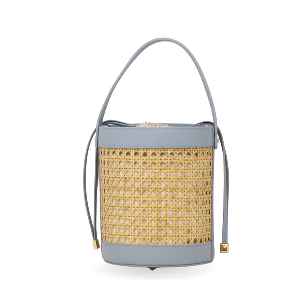 Perforated Leather Bucket Bag