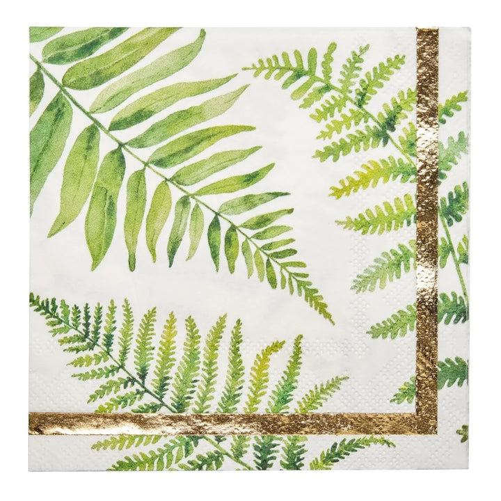 Fern & Foliage Cocktail Napkins 20/PK