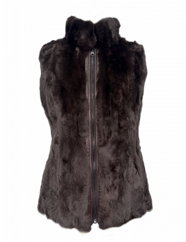 Rex Rabbit Reversible Zip Vest