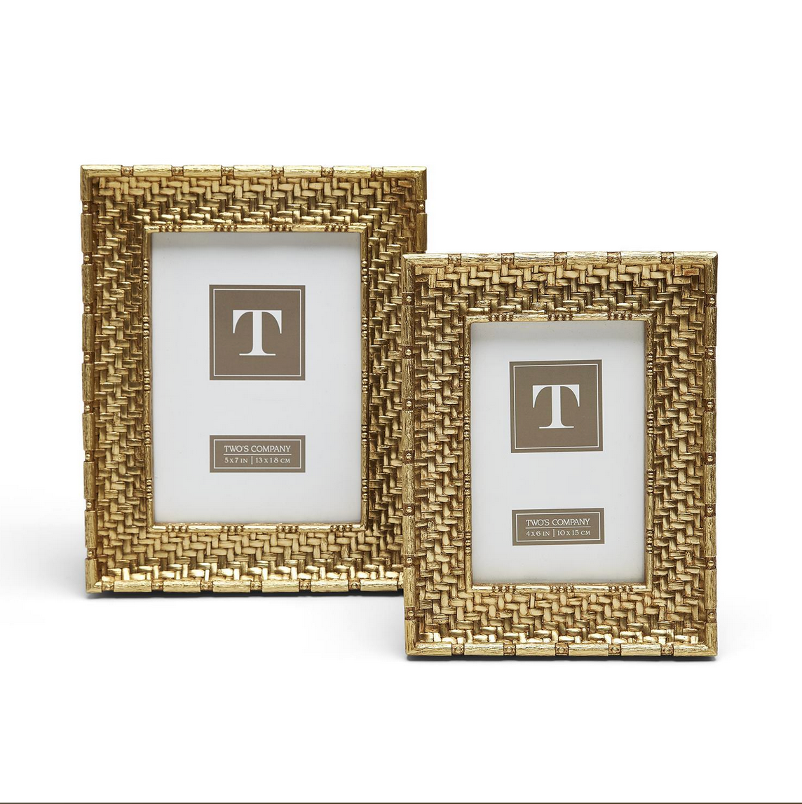 Gold Weave Photo Frame