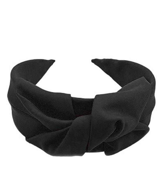 Twisted Black Headband