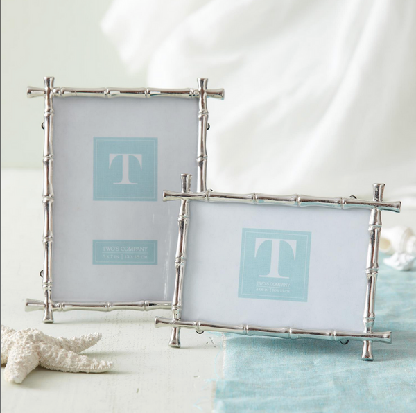 Silver Bamboo Photo Frame