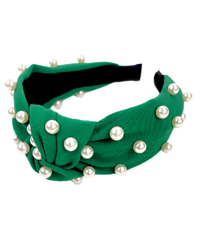 Green Pearl Headband