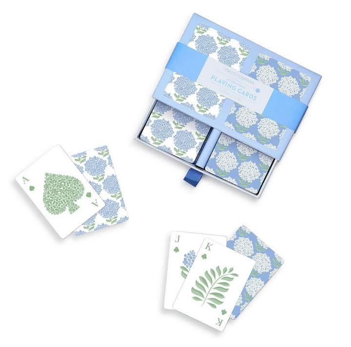 Hydrangea Double Deck Playing Cards