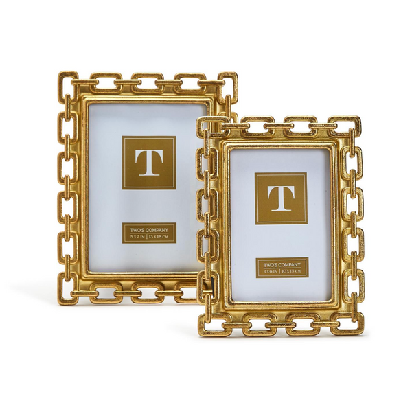 Gold Chain Photo Frame