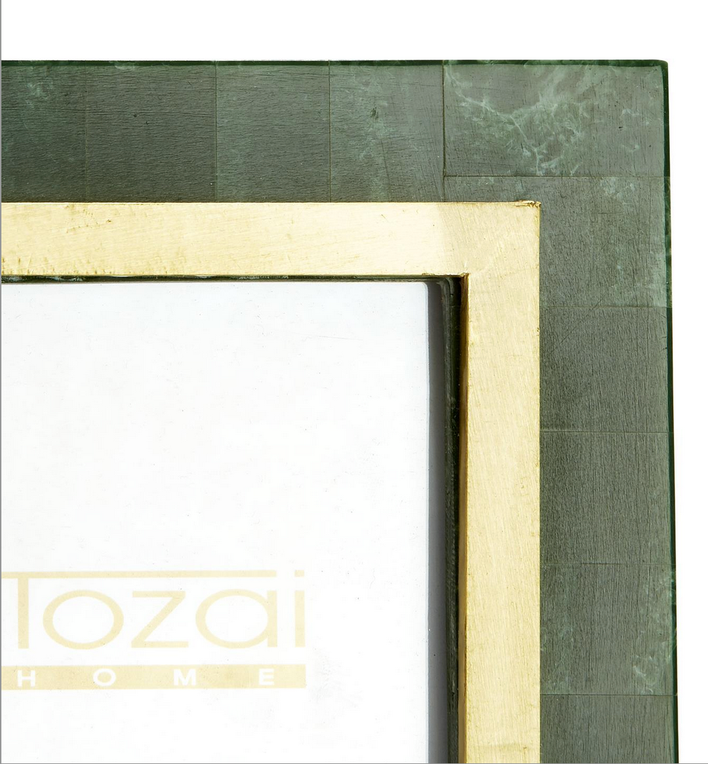 Aventurine Green & Gold Frame