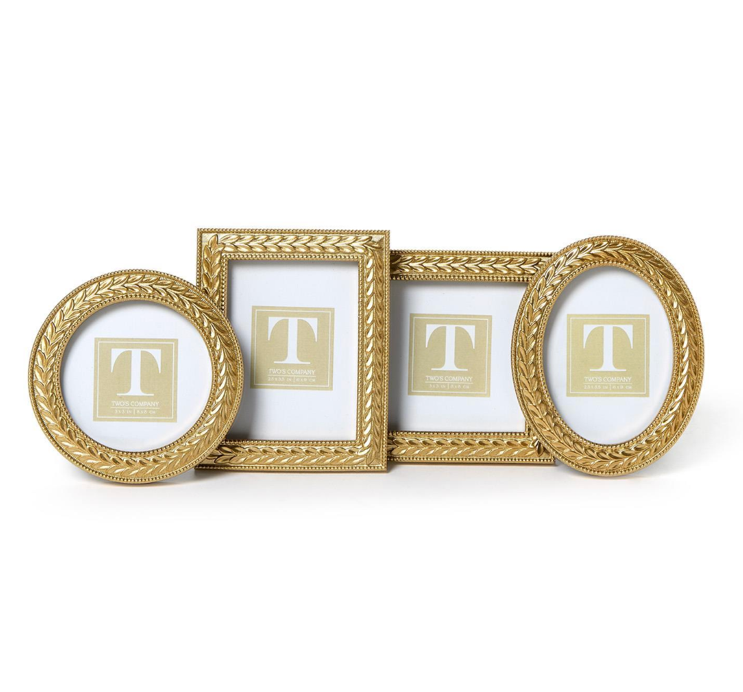 Small Laurel Wreath Gold Frame