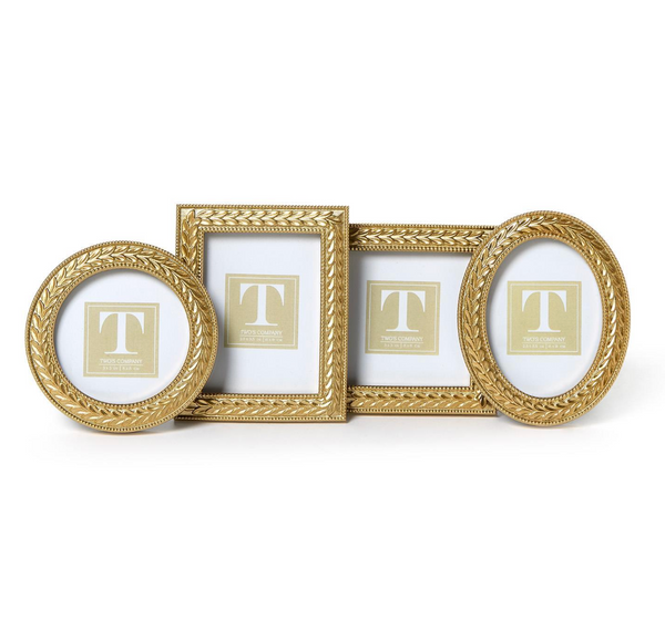 Small Laurel Wreath Gold Frame