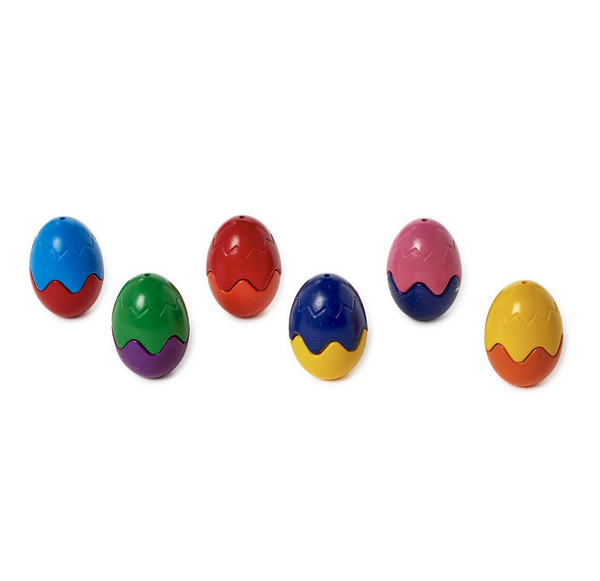 Egg Shaped Crayons Set/6