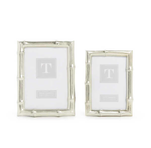 Silver Bamboo Photo Frame
