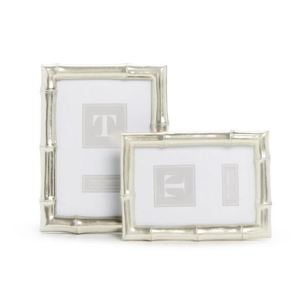 Silver Bamboo Photo Frame