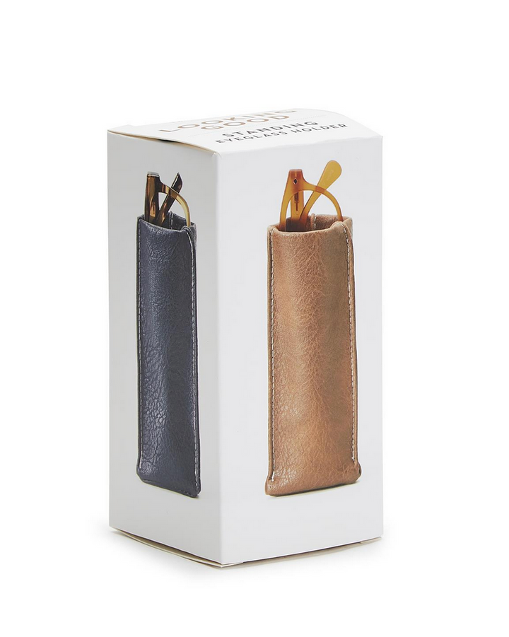 Faux Leather Weighted Eyeglass Holder