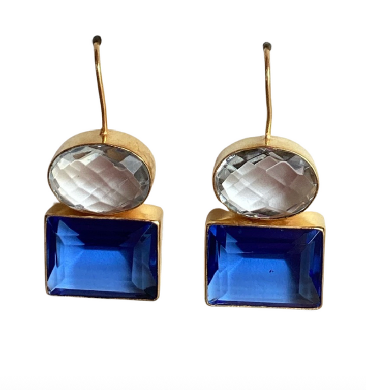 Caplin Double Drop Earrings