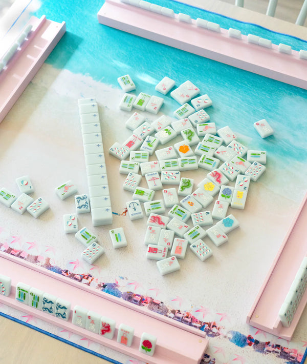 Gray Malin Beach Club Mahjong Tile Set