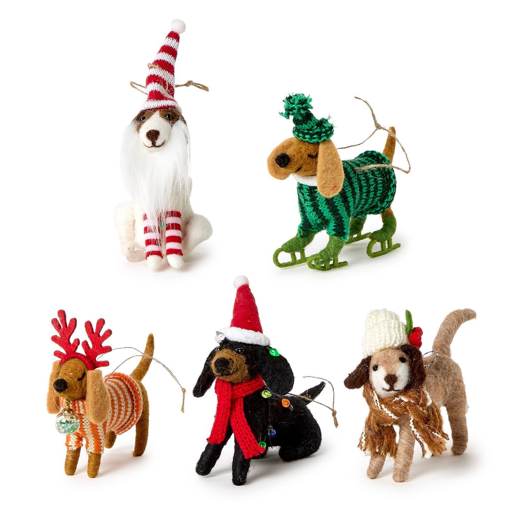 Felt Dog Ornament