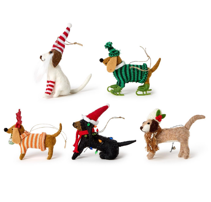 Felt Dog Ornament