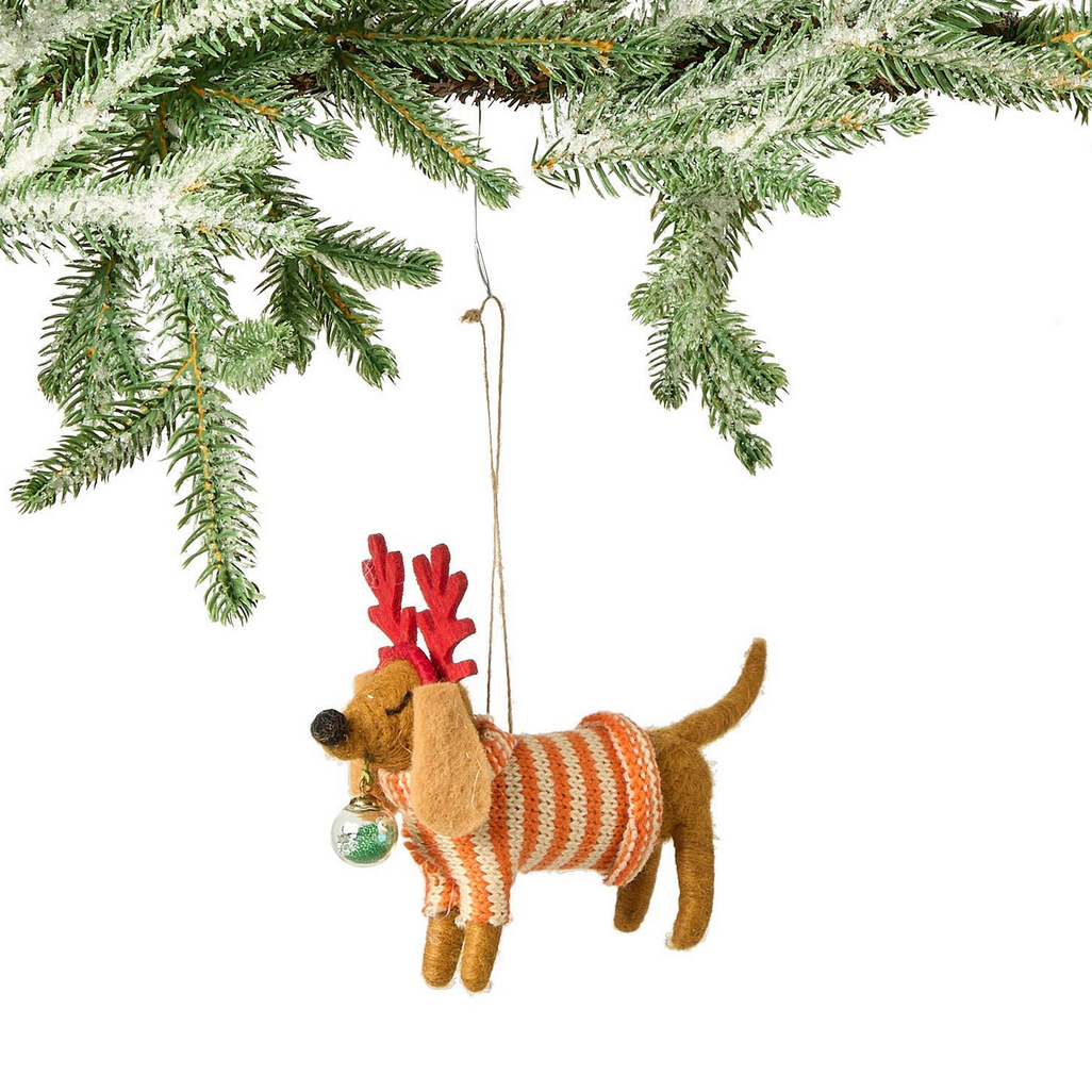 Felt Dog Ornament