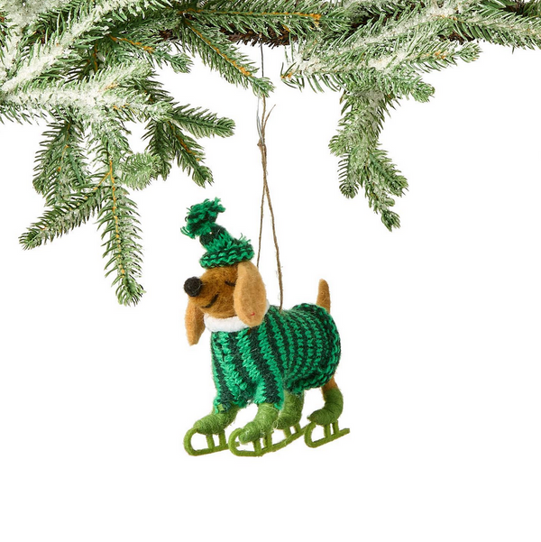 Felt Dog Ornament