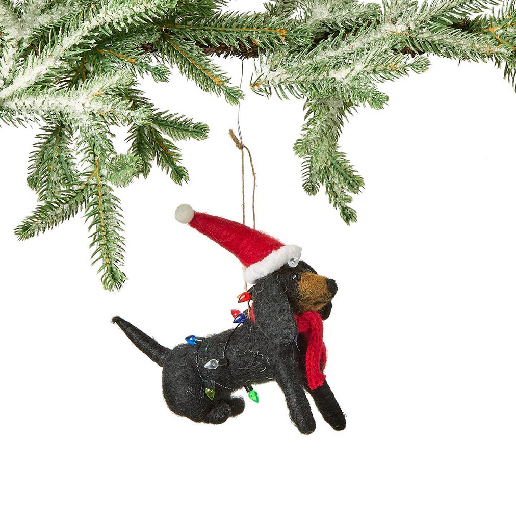 Felt Dog Ornament