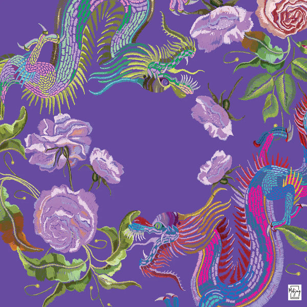 Bespoke Dragon Mahjong Mat