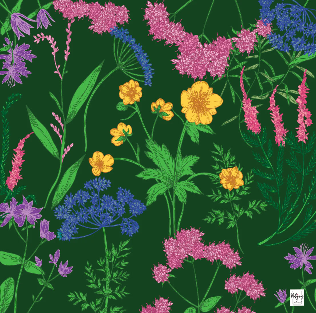 Bespoke Garden Mahjong Mat