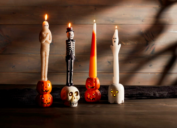 Hallowen Figure Taper Candle
