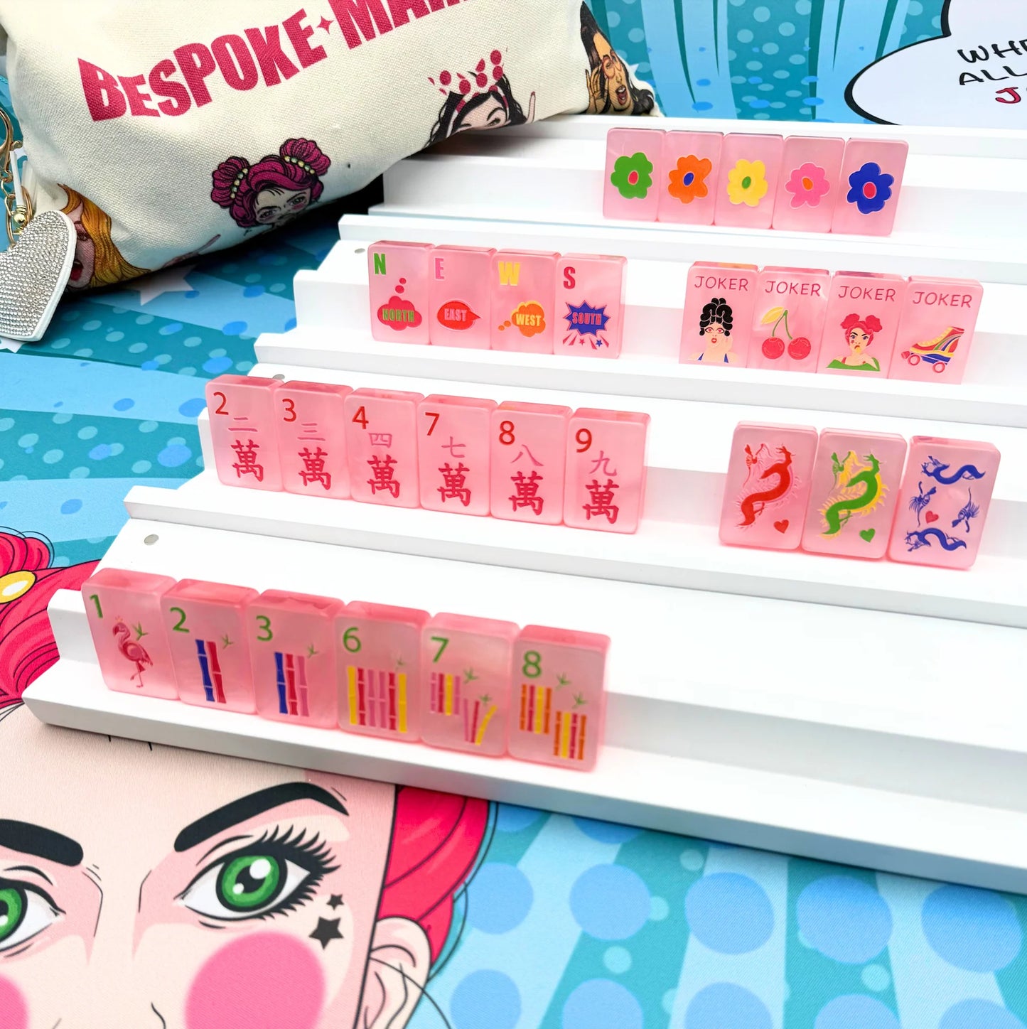 Pop Divas Mahjong Tile Set