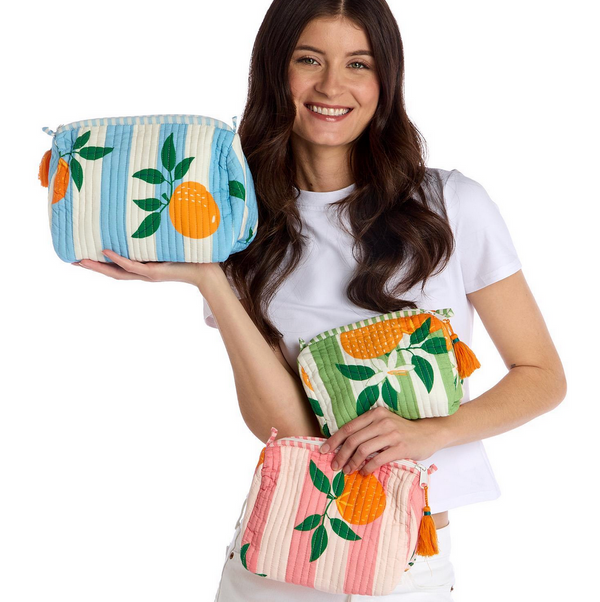 Orange Grove Cosmetic Pouch