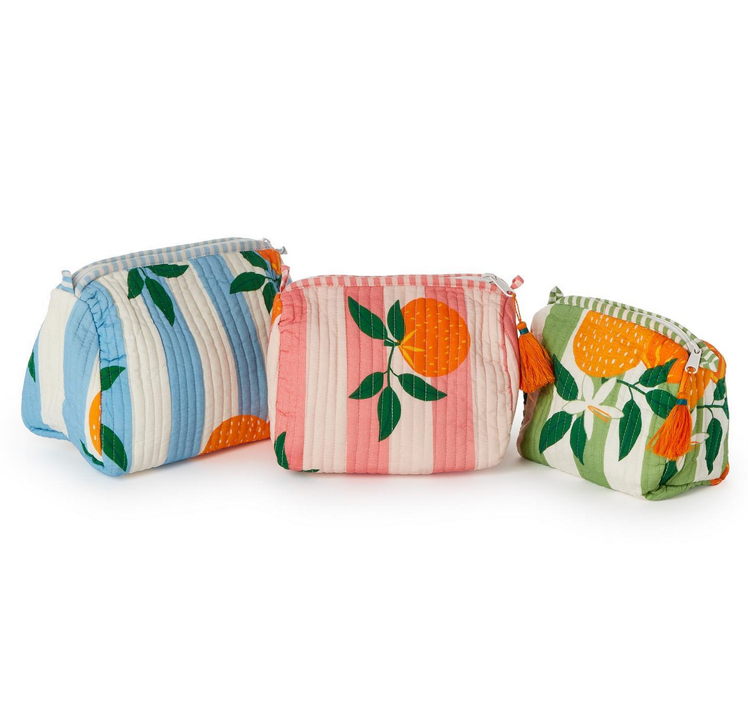 Orange Grove Cosmetic Pouch