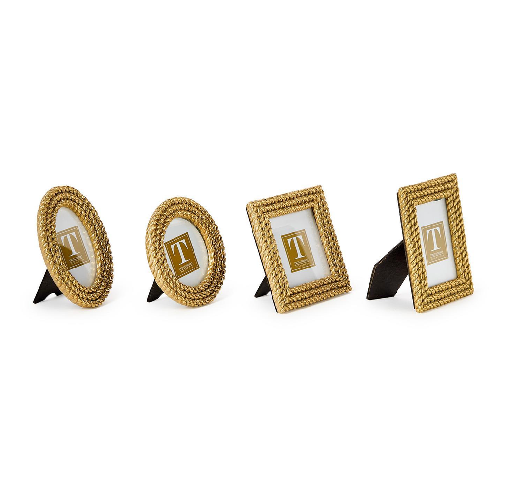 Small Gold Rope Frame