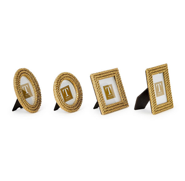 Small Gold Rope Frame