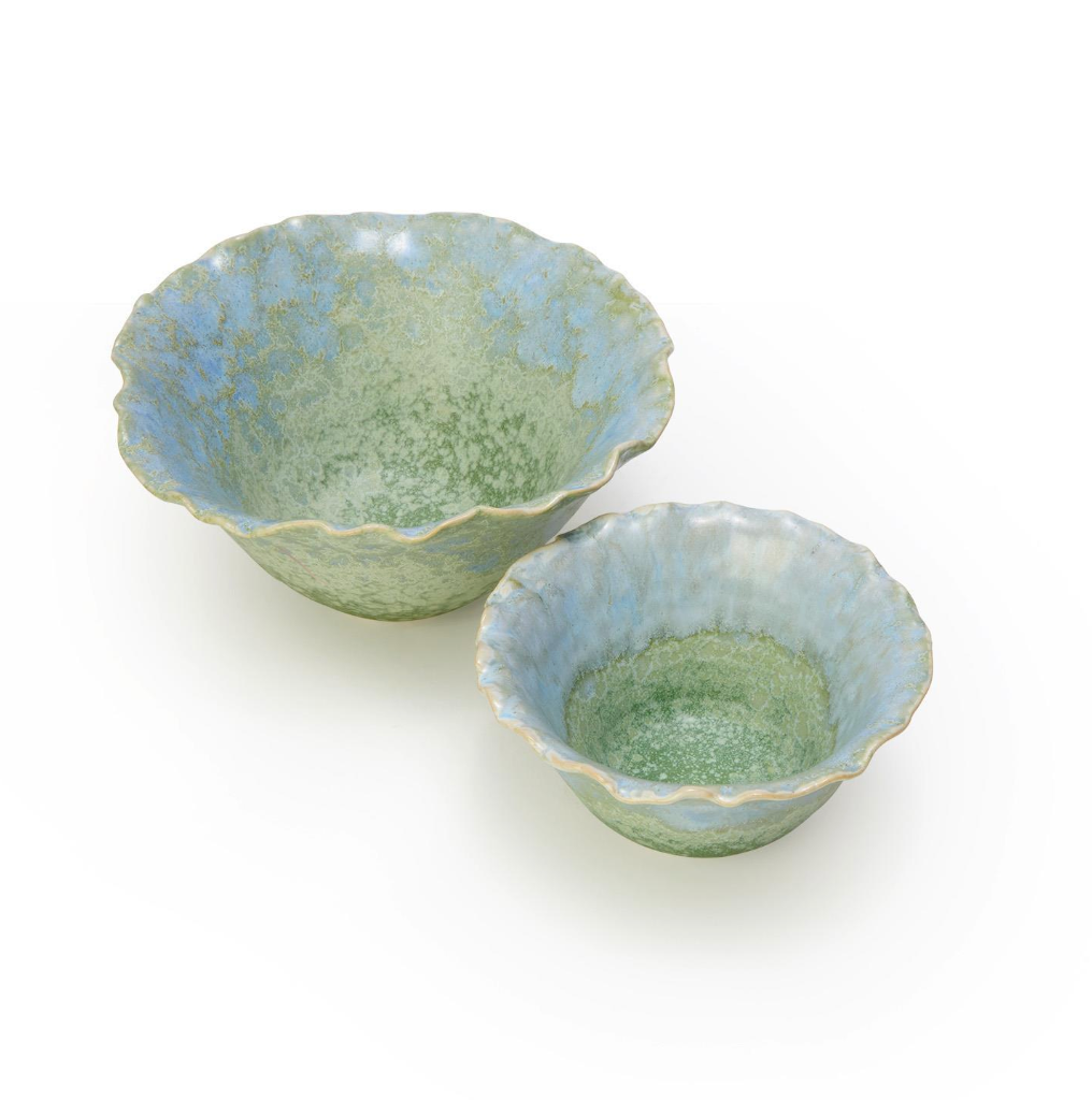 Blue & Green Artisanal Bowl
